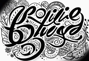 Pura vida letters changed with spirituality tattoo idea