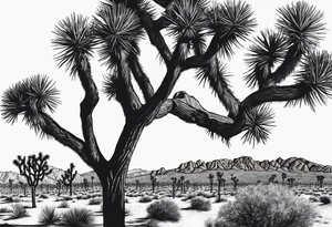 Joshua tree national park, forearm tattoo idea