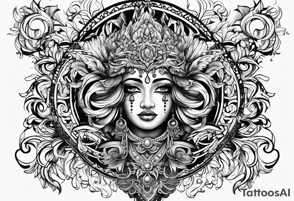 God inside me tattoo idea