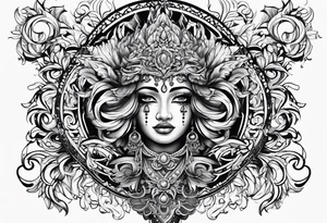 God inside me tattoo idea