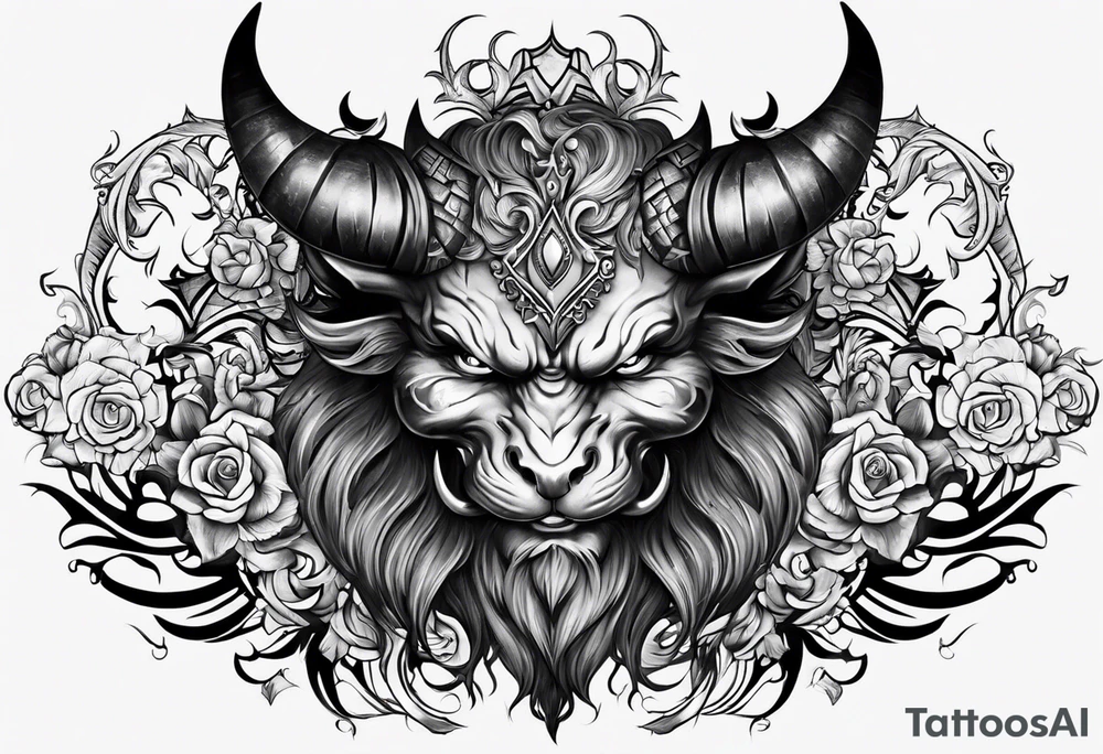 devil tattoo for the back tattoo idea