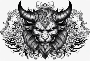 devil tattoo for the back tattoo idea