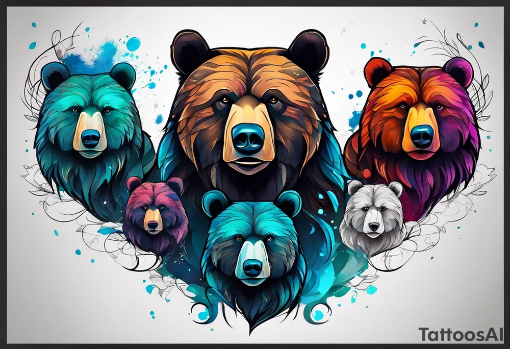 Bear Family tattoo idea