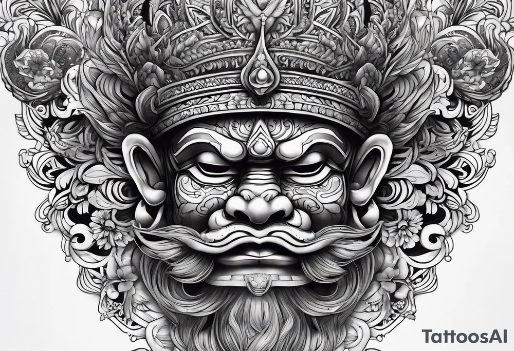 Balanise Barong tattoo idea