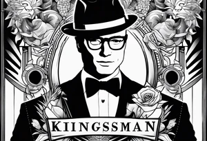 Logo de la pelicula kingsman tattoo idea