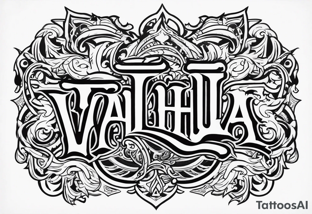 Valhalla fire tattoo idea