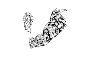 Nordic viking tattoo idea