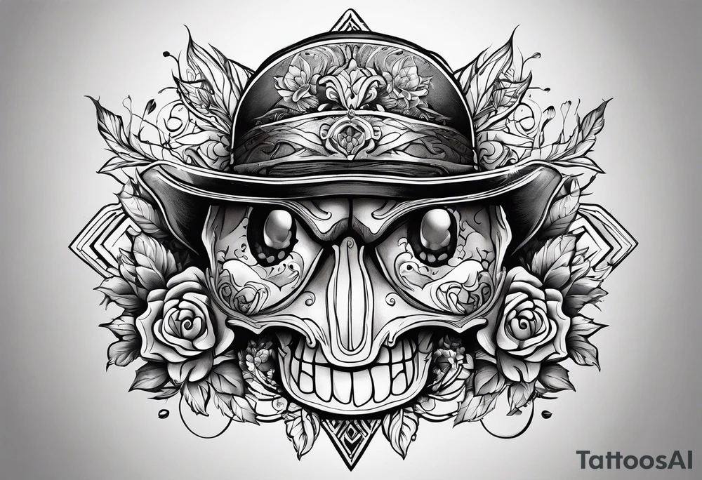 Eine weiße Taube von der Seite tattoo idea