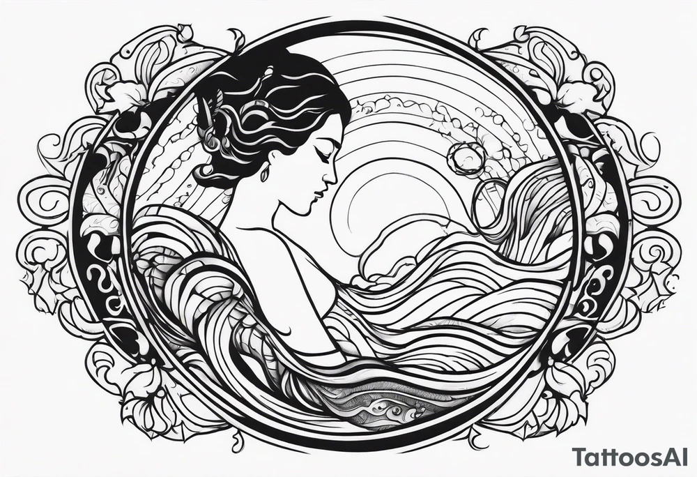 Aquarius tattoo idea