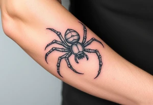 Spider wrapped its prey tattoo idea