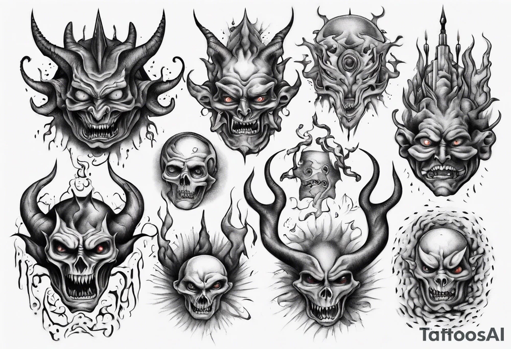 Inner demons tattoo idea