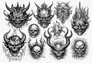 Inner demons tattoo idea