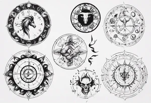 zodiac tattoo idea