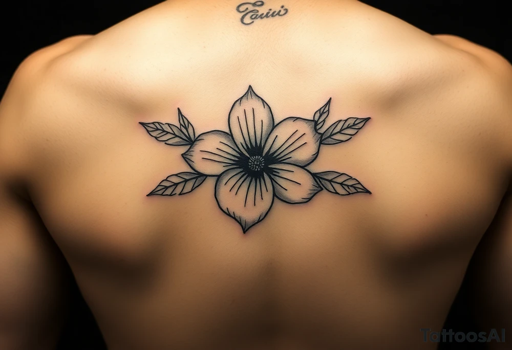 Puerto Rico island  Flor de Maga tattoo idea