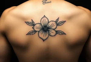 Puerto Rico island  Flor de Maga tattoo idea