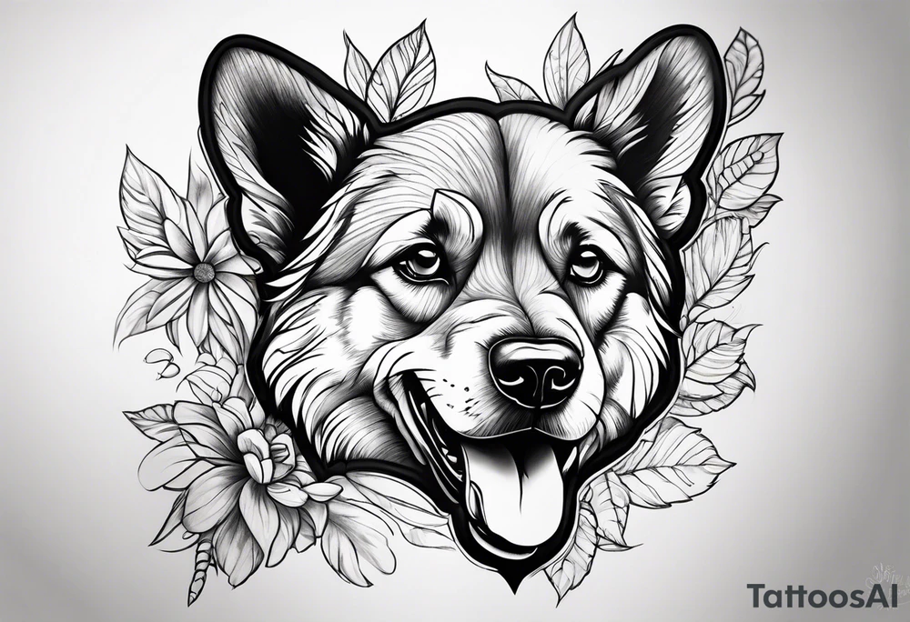 Paw print tattoo idea