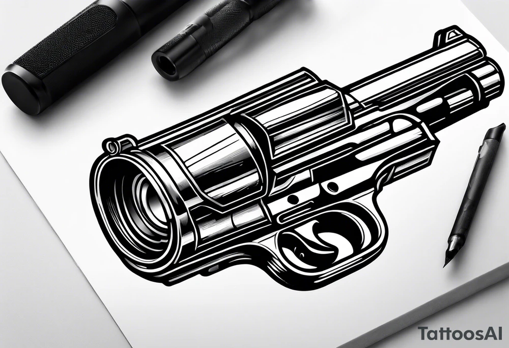 Gun bullet tattoo idea