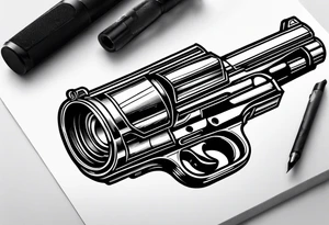 Gun bullet tattoo idea