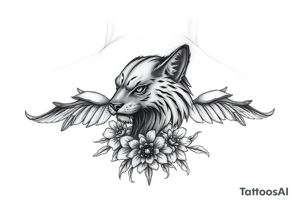 I want you to generate me a tattoo to cover another one I had before this idea can be about animals or flowers the tattoo will be on the wrist of the arm. tattoo idea