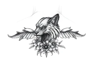 I want you to generate me a tattoo to cover another one I had before this idea can be about animals or flowers the tattoo will be on the wrist of the arm. tattoo idea