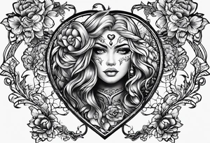 Integrity, strength, broken heart ,survivor symbolism tattoo idea