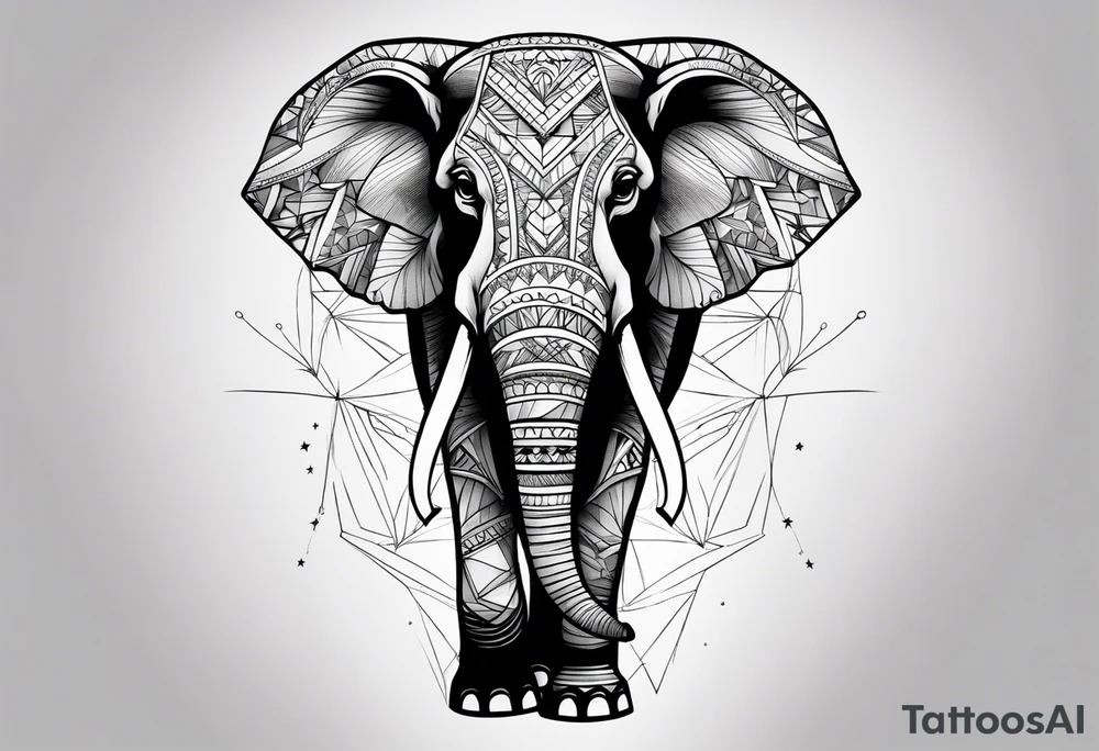 Elephant tattoo idea