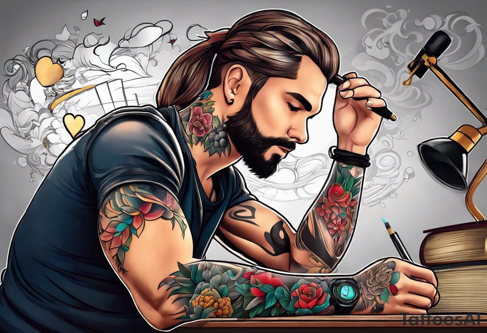 teacher with tattoos tattoo idea