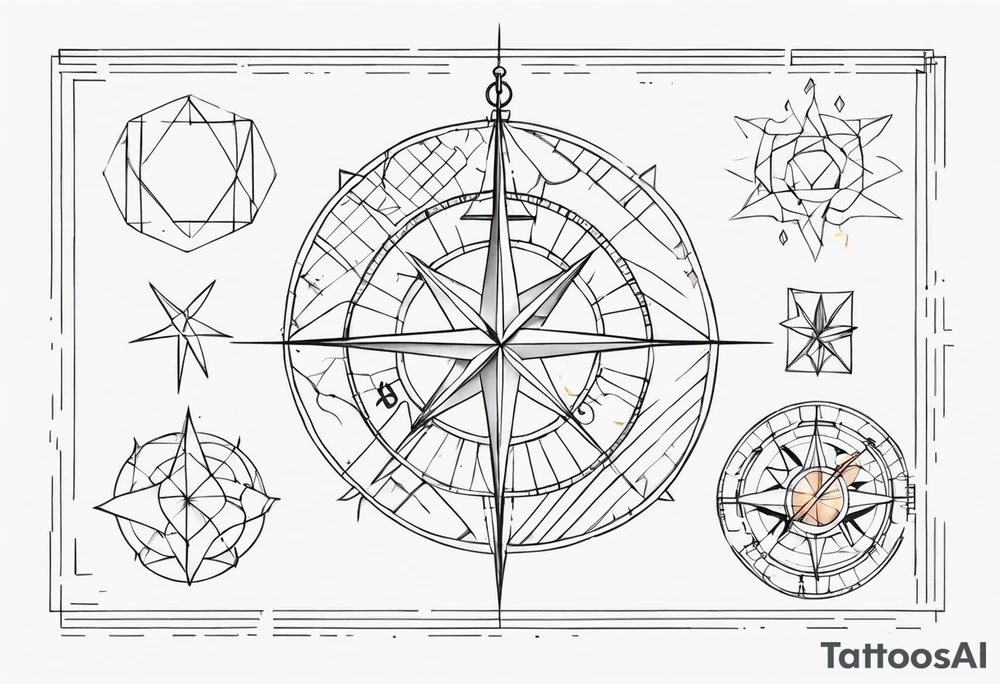 Coordinates tattoo idea