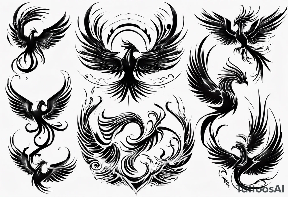 Phoenix tattoo idea