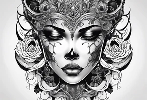 Horror manga, body horror tattoo idea