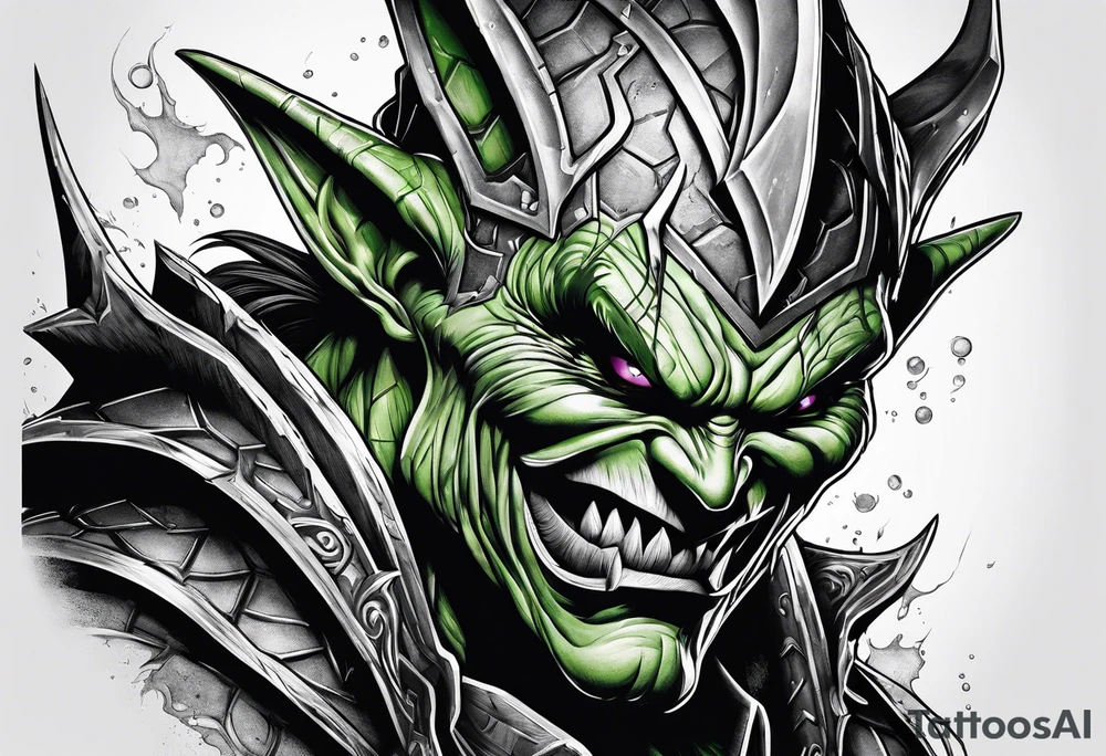 Green goblin tattoo idea