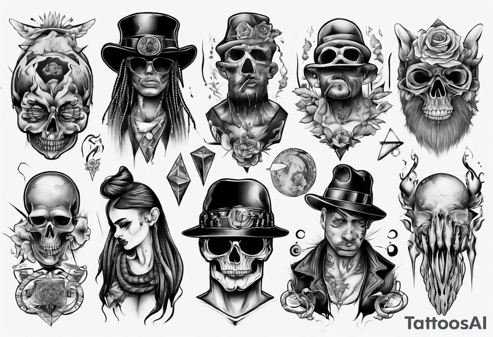 gangsta tattoo idea