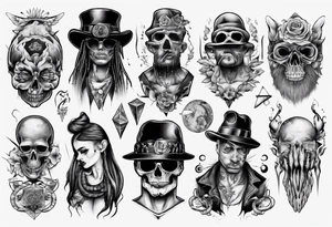 gangsta tattoo idea