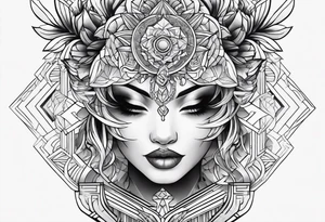 powerful, tattoo idea
