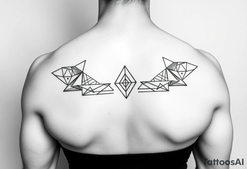 Awesome geometric line tattoos tattoo idea