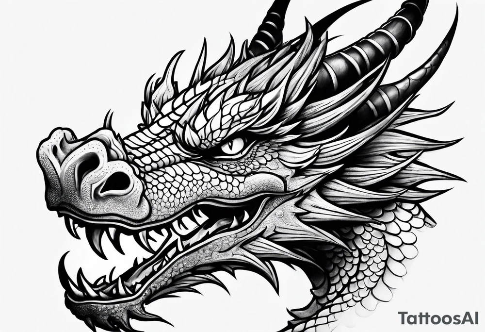 Dragon tattoo idea