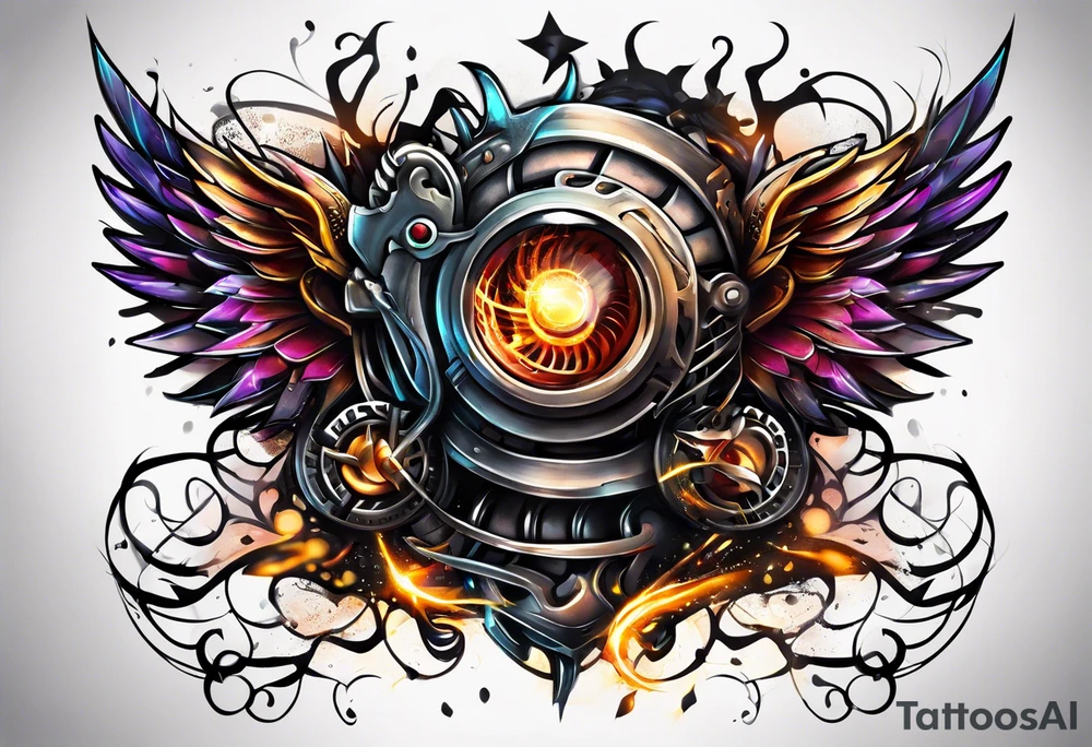 high voltage tattoo idea