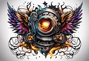 high voltage tattoo idea
