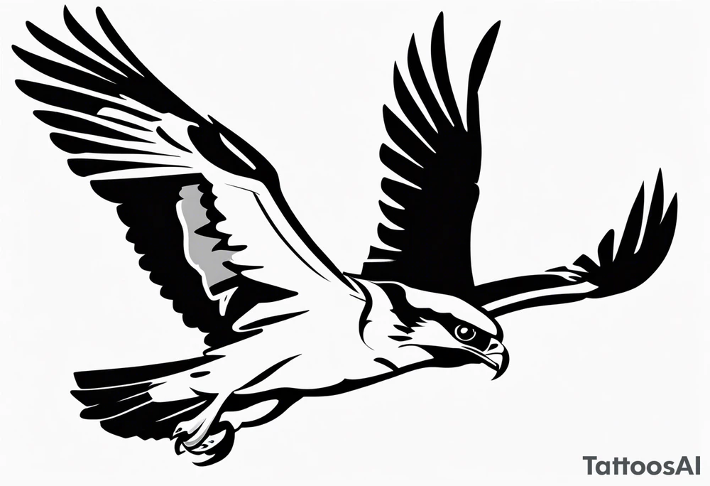 osprey taking off tattoo idea