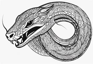 Copperhead tattoo idea