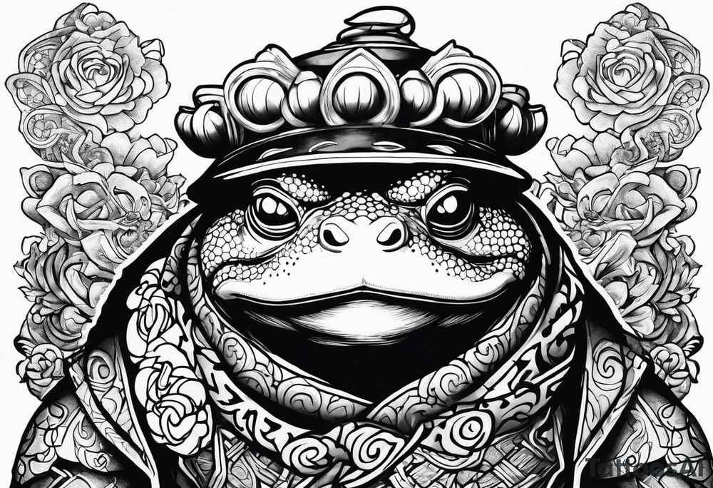 Jiraiya Naruto Gamakichi toad tattoo idea