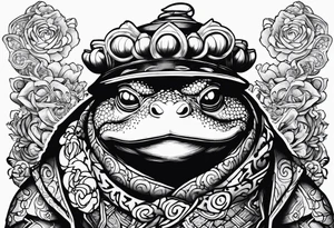 Jiraiya Naruto Gamakichi toad tattoo idea