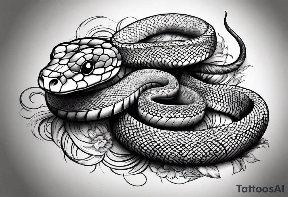 Snakes tattoo idea