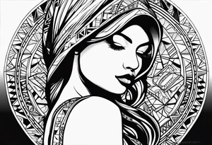 Travel the world tattoo idea