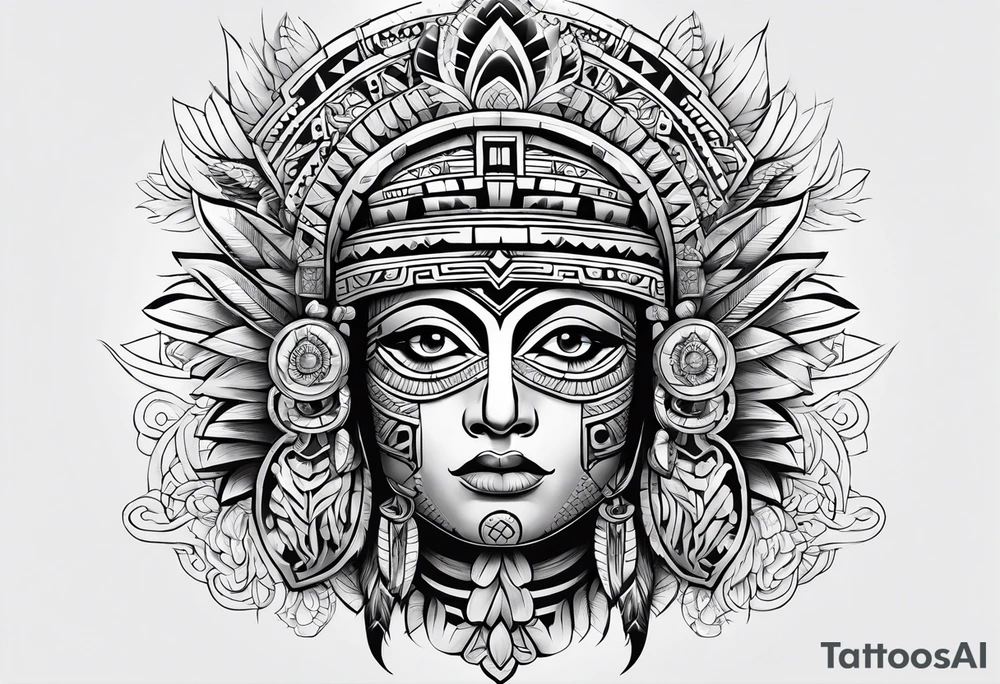 sleeve. Aztec tattoo idea