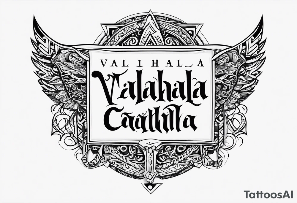 Valhalla tattoo idea