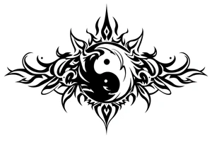 futebol, musica, Yin yang e dragão tattoo idea