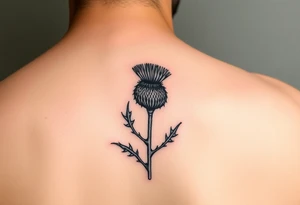 thistle tattoo idea