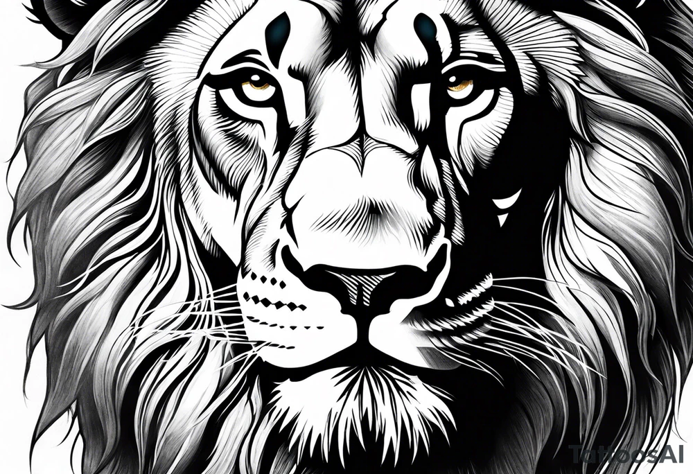 Lion tattoo idea