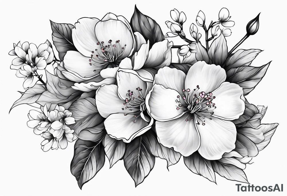 sakura tattoo idea